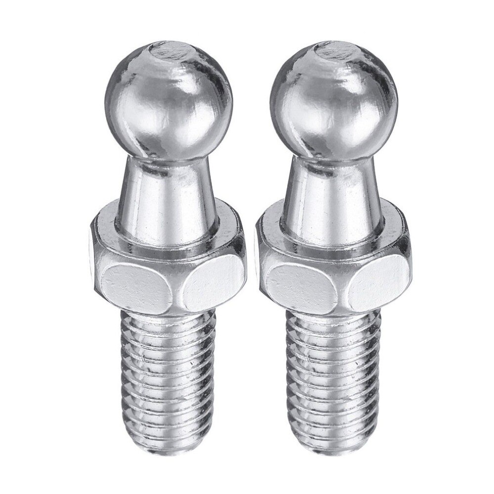 2 Pcs Ball Stud Bolt M6/ For Gas Strut Struts Ball Ended Bolt Bonnet Fastener Vehicle Accessory Replacement