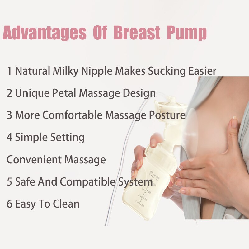 Laktator elektryczny, automatyczna laktator, laktator, macierzyńnarty ekstraktor piersi, duży poziom ssania, nieręczny