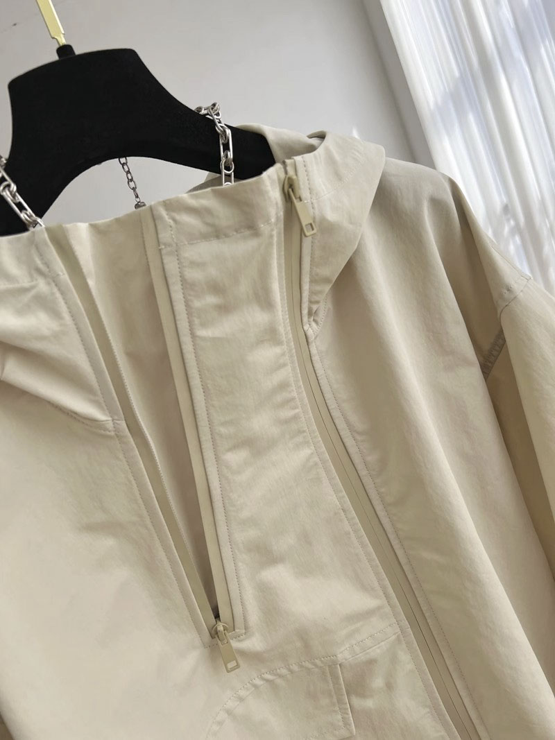 Giacca Casual allentata Trench sportivo 2023 autunno tuta con cappuccio Vintage allentata nuovo Trench Basic a maniche lunghe