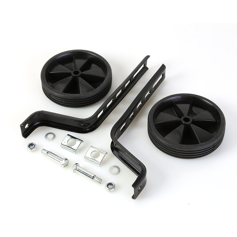 1 Pair Bike Stabilisers Auxiliary Training Wheels Children Bicycle Stabilisers Cycling Parts for 12-20 inch MTB Bike Universal