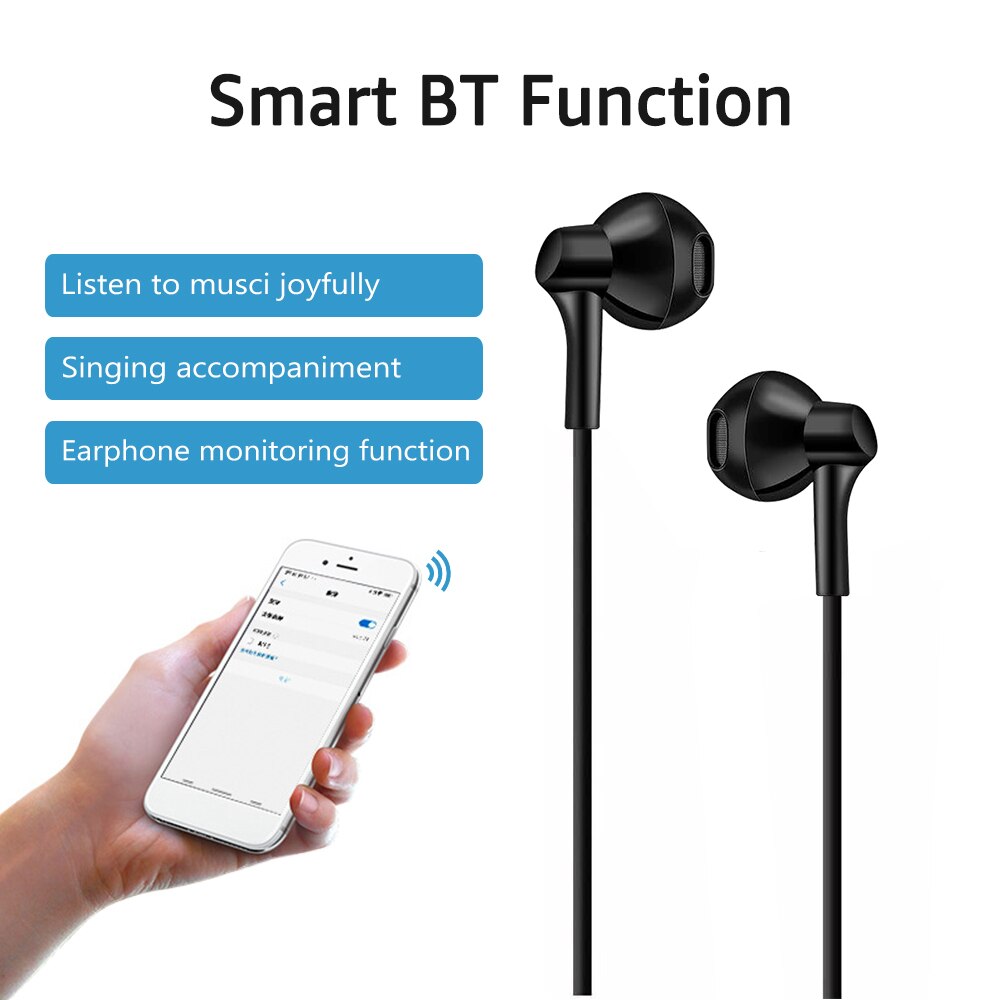 Voice Changeable Smart BT Sound Card Headset with 7 Sound Effects 10 Special Effects Built-in DSP Digital Reverb Sound Function