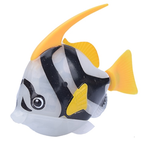 MPK Vibrierende Katze Spielzeug Batterie-angetrieben Fisch, Katze Spielen Spielzeug Katze Fisch Clown Angelfish Viele Farben Erhältlich: Angelfish grau