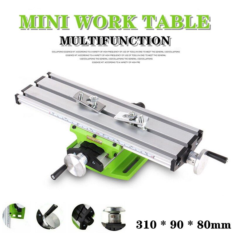 Precision Multifunction Milling Machine Compound Bench Drill Vise Fixture Worktable X/Y-Axis Mini Adjustable Coordinate Table