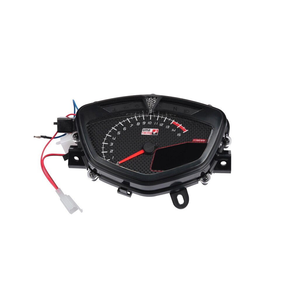 Motorfiets Snelheidsmeter Motor Lcd Digitale Snelheidsmeter Met Dual Range Zeven Kleur Screen Voor Yamaha LC135 Water Temperatuur: Default Title