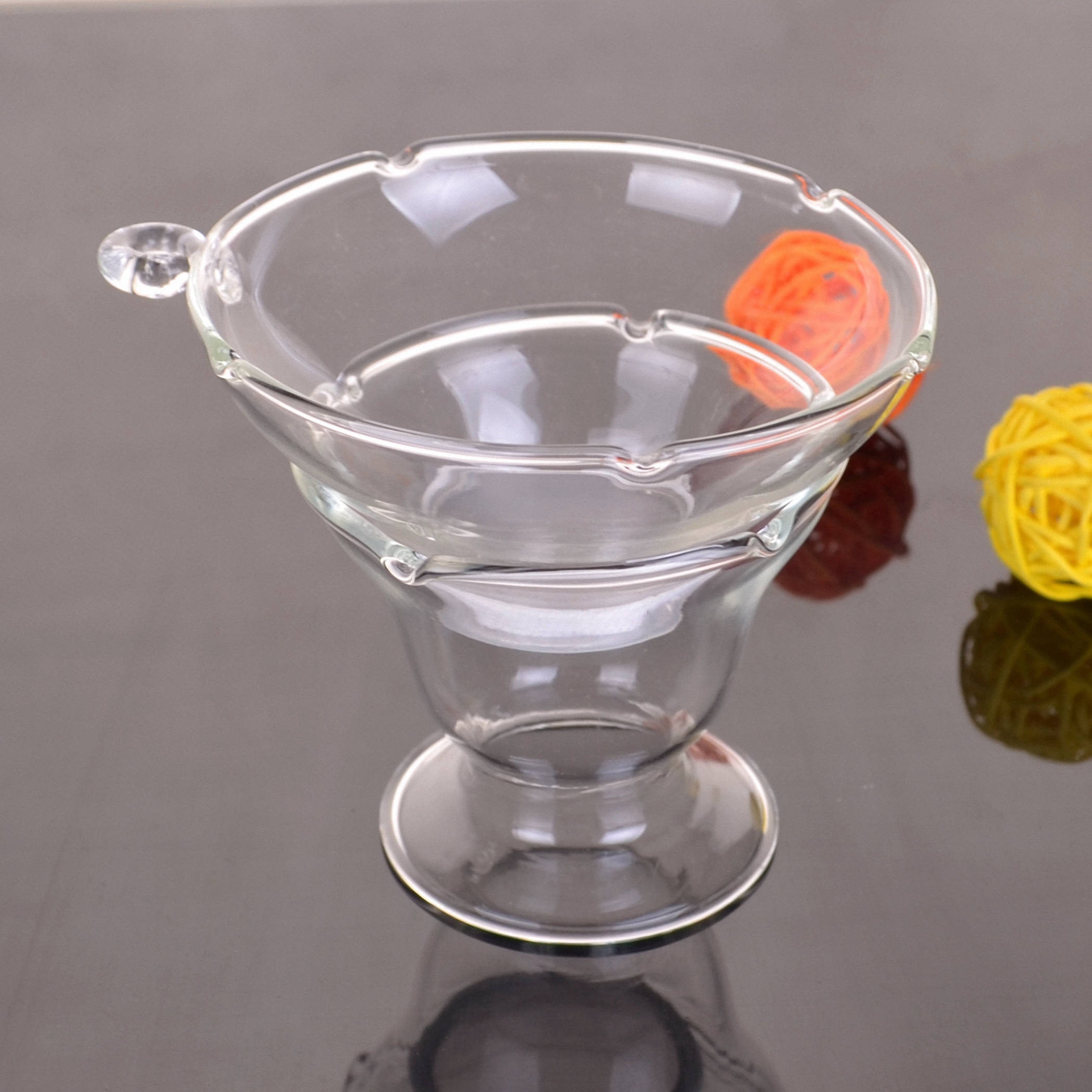 Helder Hittebestendig Glas Thee Trechter Filter Zeef Met Conische Standhouder