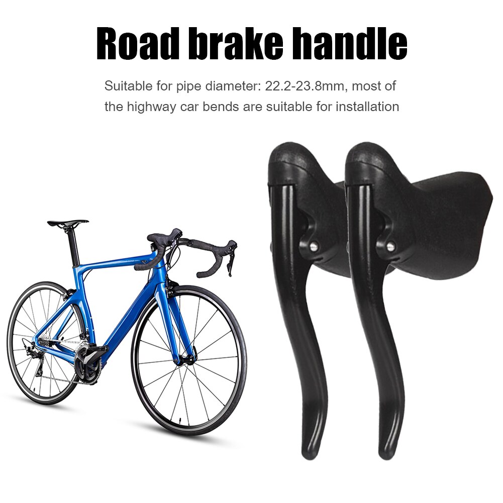 1 Pair Lightweight Bicycle Brake Handle Bike Mountain Bike Cycling Brake Levers Front &amp; Rear Brake Levers Handlebar Set