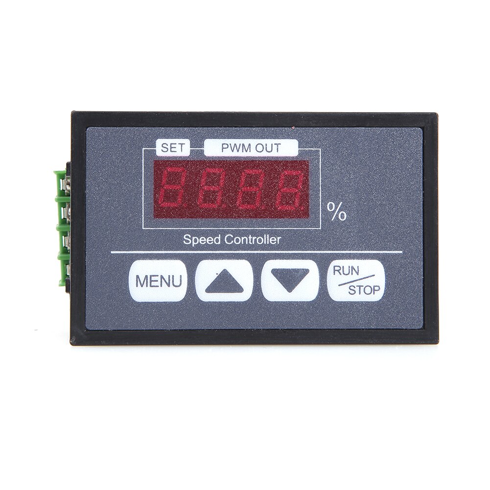 DC Motor Speed Control Switch Slow Start Soft Stop PWM Digital Display 6-60V 30A Easily Carrying Lightweight Gadgets