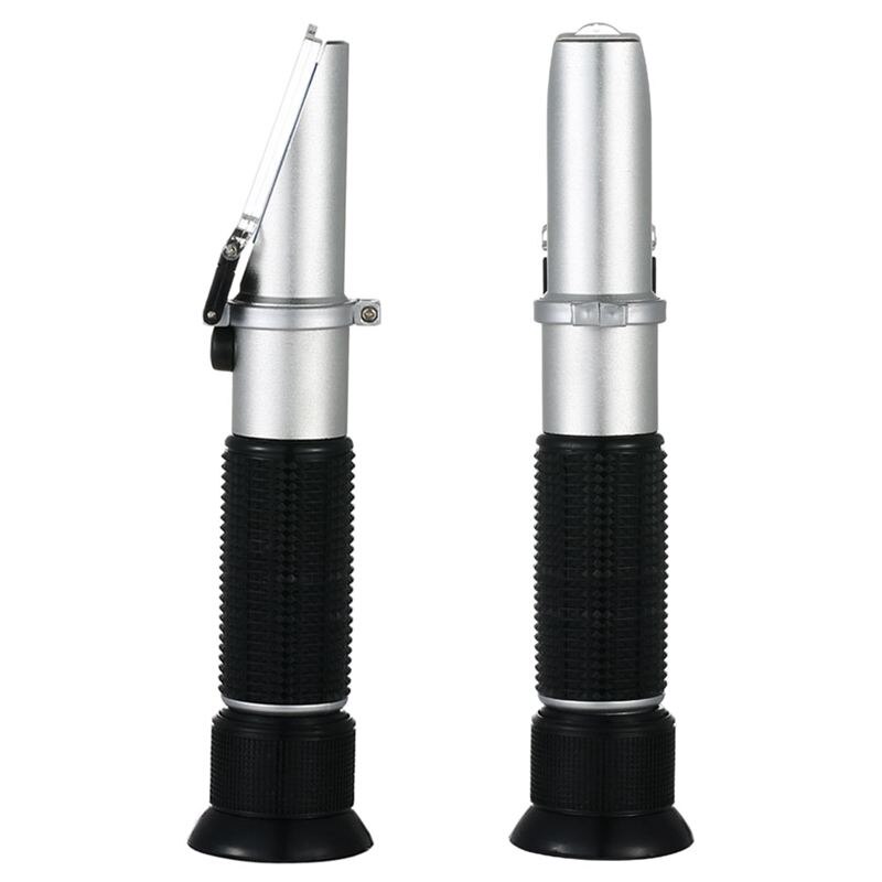 Rifrattometro per mosto di birra e vino, gravità specifica a doppia scala 1.000-1.120 e Brix 0-32%, sostituisce l'idrometro Homebrew (alluminio