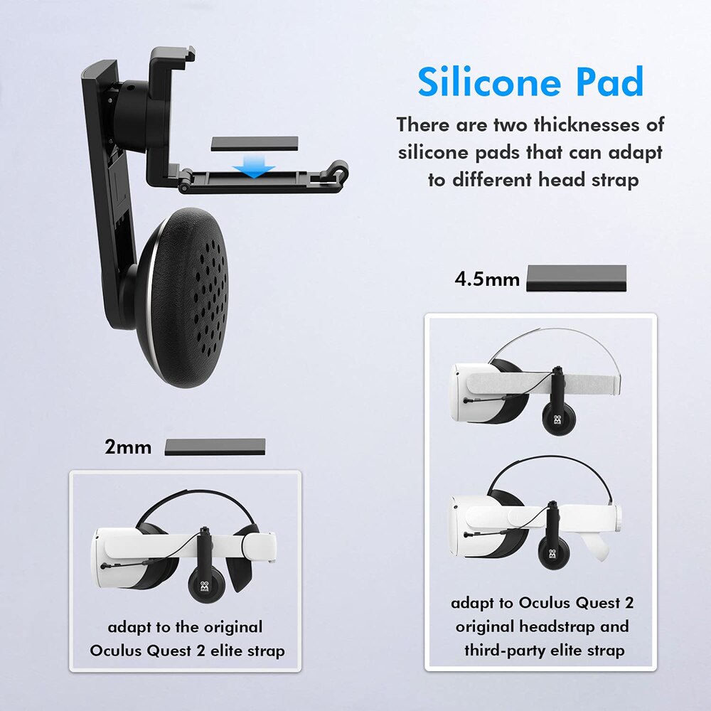 For Oculus Quest 2 In-ear all-in-one headset VR Headphone Noise Reduction High Sensitivity Stereo VR Accessorie Gaming Earphones