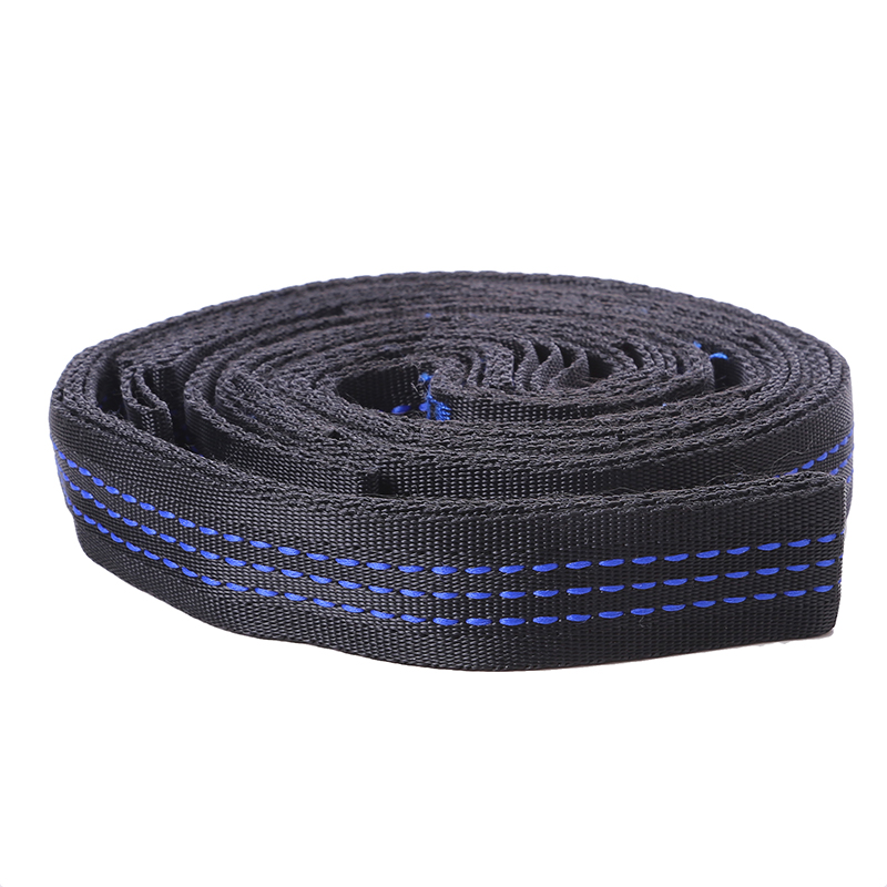 Sangles De hamac en Polyester, haute capacité De charge, 600lb, résistance à la rupture, corde De ceinture, 5 anneaux, 2 pièces: vert militaire