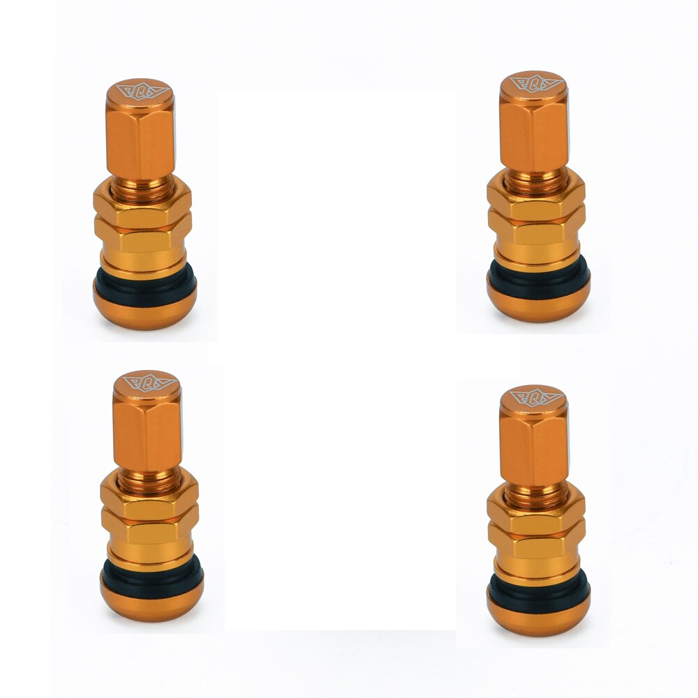 - universal 4 volk racing smidda aluminium ventilspindelkapslar hjul fälgar ht -wr11: Guld-