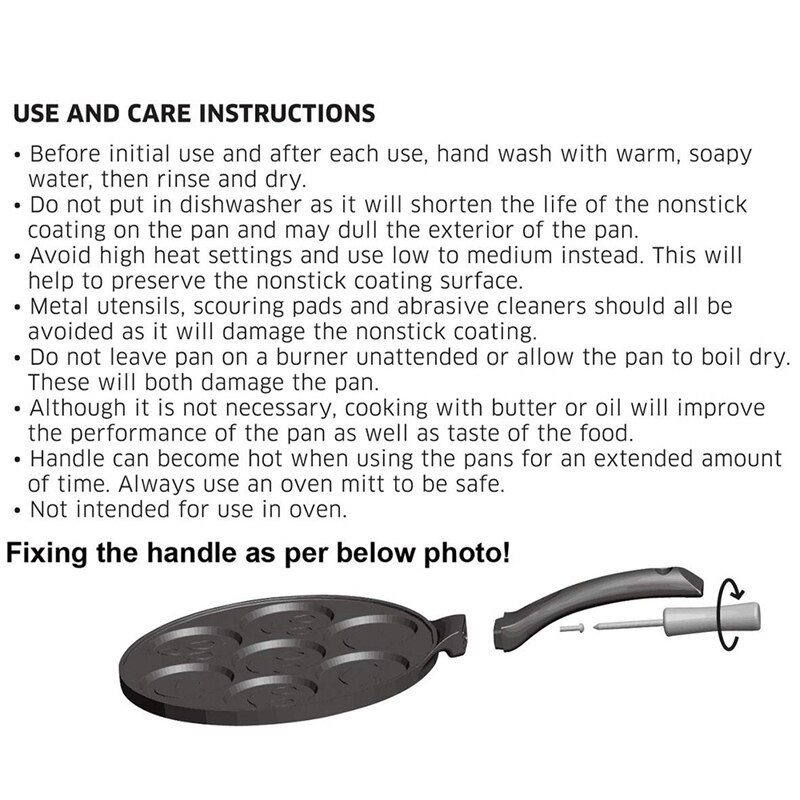 Pannenkoek Maker-Non-stick Pannenkoek Pan Bakplaat Grill Pan Mini Crêpe Maker 7-Mold Pannenkoeken Met Siliconen handvat