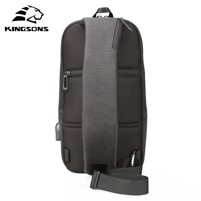 Kingsons Kleine Rugzak Vakantiereizen Enkele Schouder Rugzak 7.9 Inch Borst Rugzak Voor Mannen Vrouwen Casual Crossbody Tas