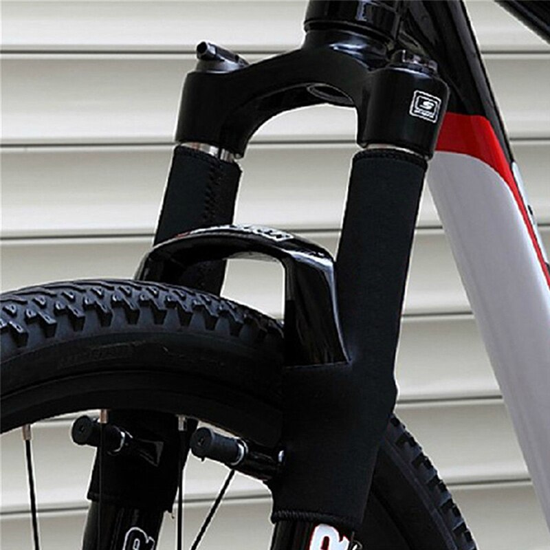 1 par cykelstel kæde beskytter cykling mountainbike ophold frontgaffel beskyttelsesvagt beskyttende pad wrap cover