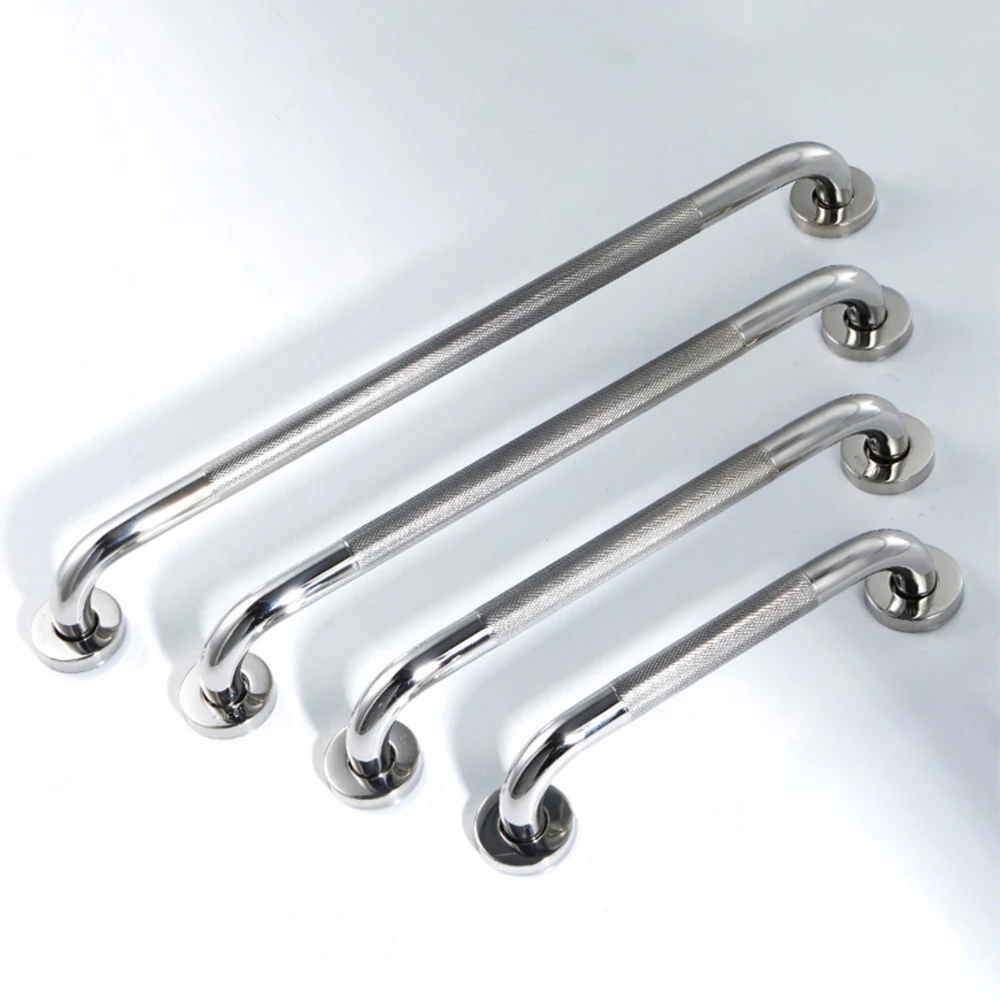 Stainless Steel Grab Bar Anti Slip Shower Safety Support Handle Bathroom Tub Toilet Handrail Prevent Falls Bathroom Fixture