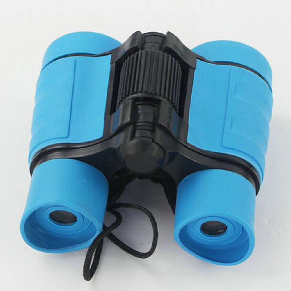 4X30 Kinderen Blauw Verrekijker Pocket Rubber Telescoop Voor Kinderen Outdoor Games