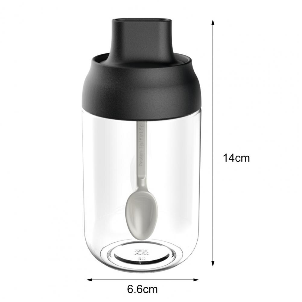 Spice Jar Storage Versatile Glass Salt Honey Oil Seasoning Bottle for Home Seasoning Kitchen Spice Kit