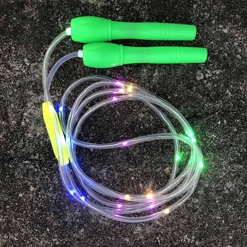 Children's sports health fitness glowing skipping rope kids games outdoor games toys for children