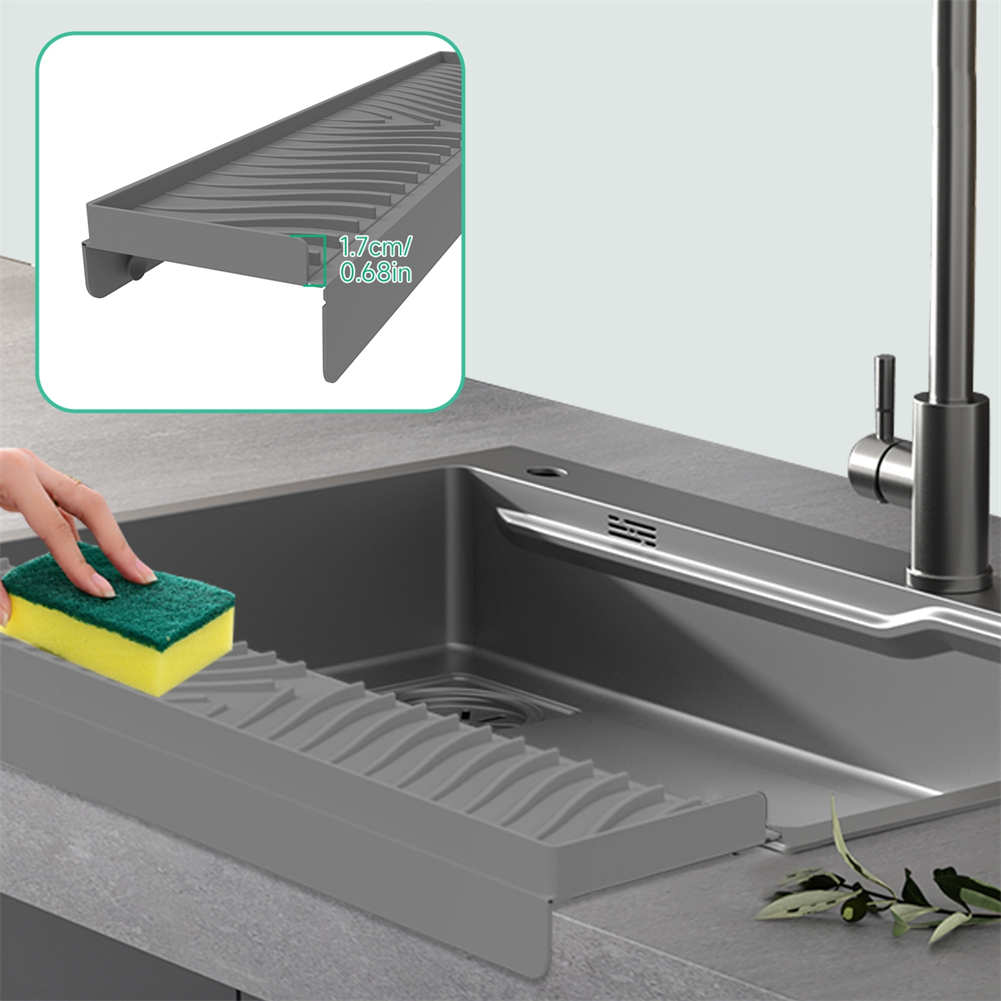 1 stücke Silikon Küche Waschbecken Kantenschutz Badewanne Spritzschutz Arbeitsplatte Schutz Für Waschen Gericht Wasserhahn Waschbecken Schallwand Werkzeuge