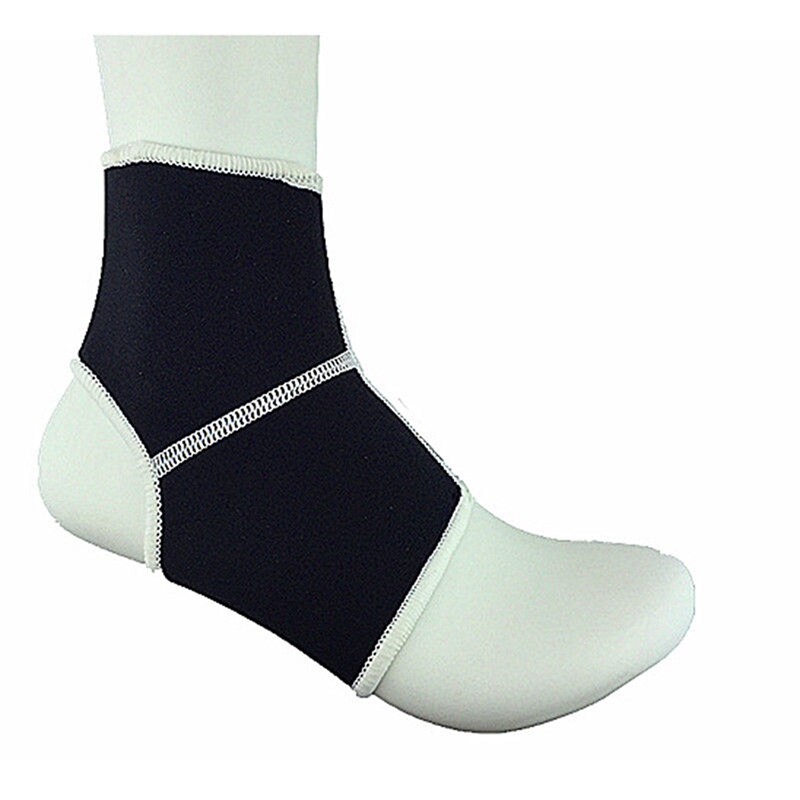 Protección de tobillo supersuave para gimnasio, vendaje de pie, tobillera elástica, soporte deportivo para Fitness, 1 par: Default Title