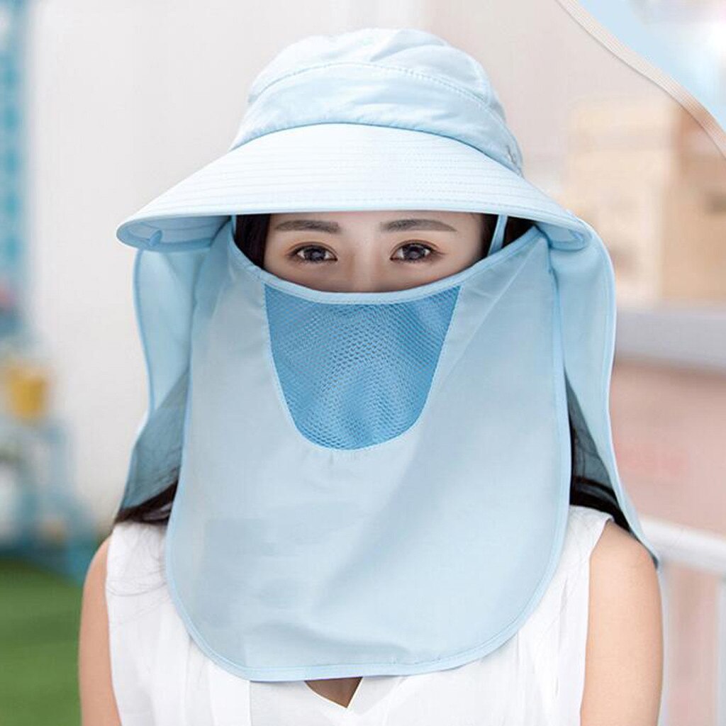 Unisex zonnehoed uv-bescherming gezicht nek flap zonnekap gezicht man zonnekap zomerhoed werk casual hoed zomer: Maar