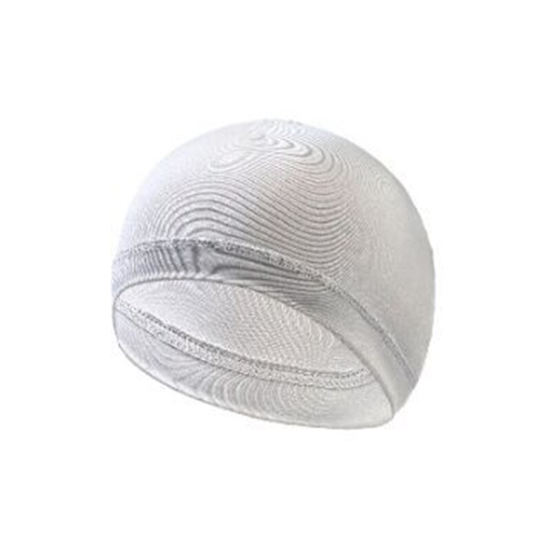 Mesh Riding Running Cap Motorhelm Innerlijke Cap Liner Sneldrogende Winddicht Rijden Kleine Doek Cap: white