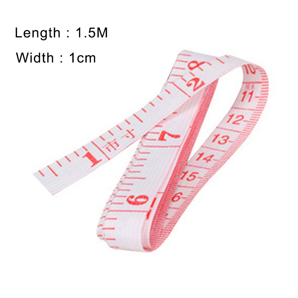 Durable Soft 1.5M Measuring Ruler Sewing Cloth Tailor Tape Body Measure Ruler Dressmaking Measuring Tape