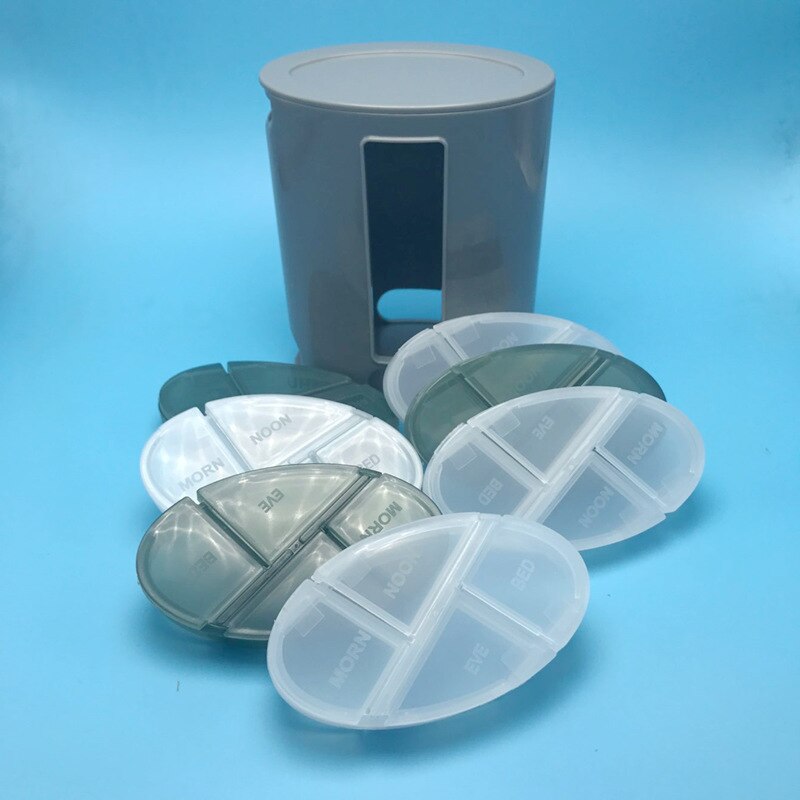 Pill pro 7 dagen pillendoosjes compact organiseren pillen voor elke dag handige lade-stijl medicijnopslag pillendoos kit