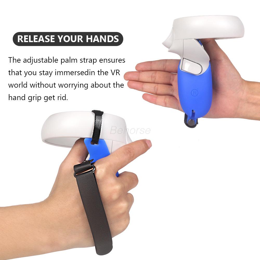 VR Protective Cover For Oculus Quest 2 VR Touch Controller Silicone Cover Skin Handle Grip For Oculus Quest 2 Accessories