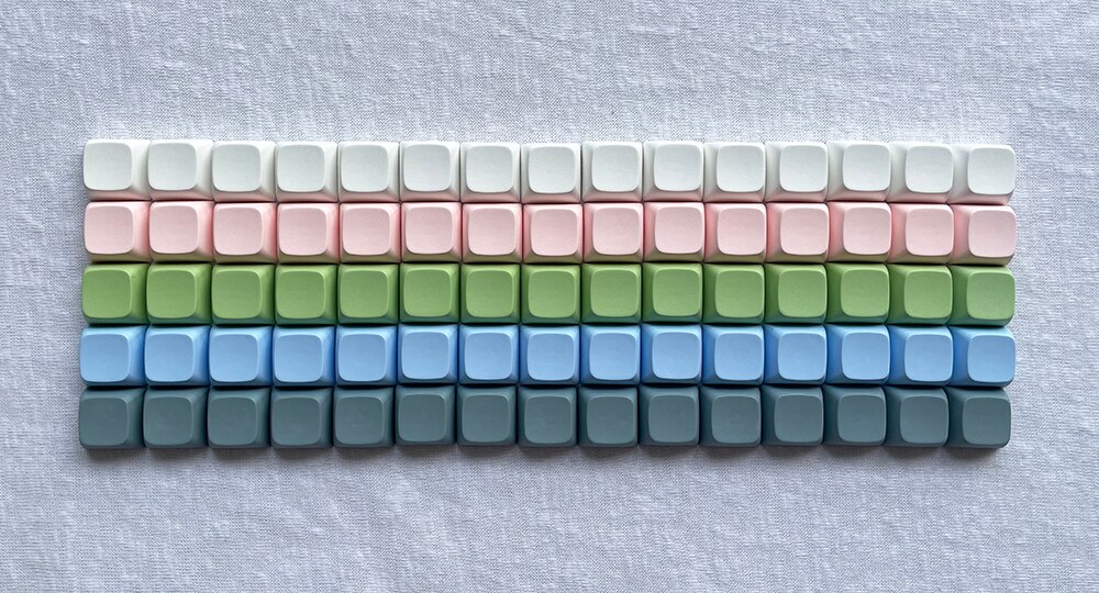 XDA-teclas para teclados mecánicos, compatibles con Kailh Gateron Cherry MX, RGB75 XD75 KBD75: xda3 8.7mm height