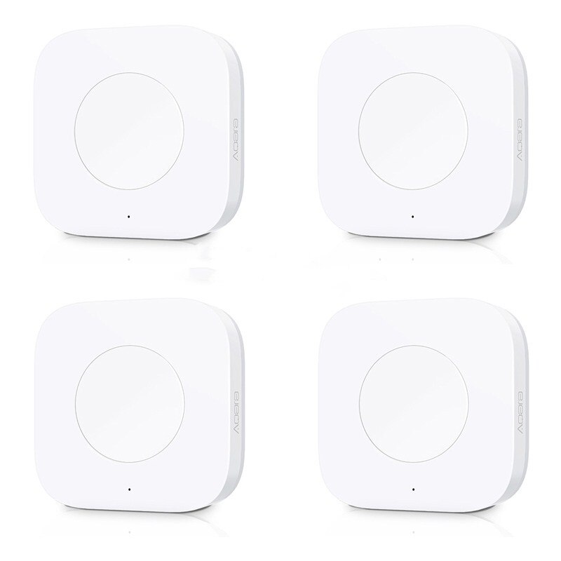 Aqara Smart Wireless Switch Key Built In Gyro Multi-Functional Intelligent Remote Control ZigBee wifi Switch: 4PCS