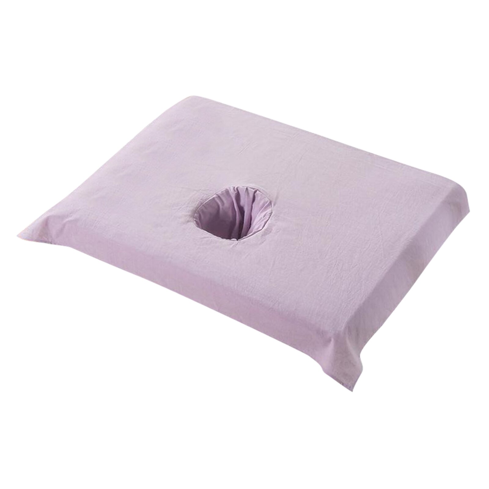Toalla de algodón para SPA, Media funda de mesa de masaje, belleza, agujero para la cara, 50x70cm