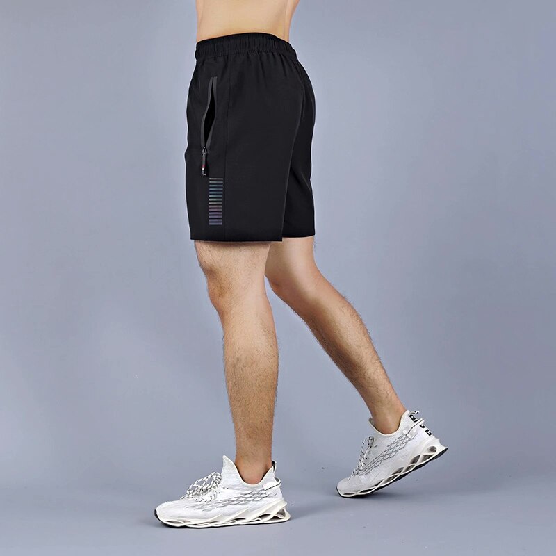 Narweiya fiets hardloopshorts outdoor ademend jogging basketbal voetbal short snel drogend heren sportshorts zwart blauw