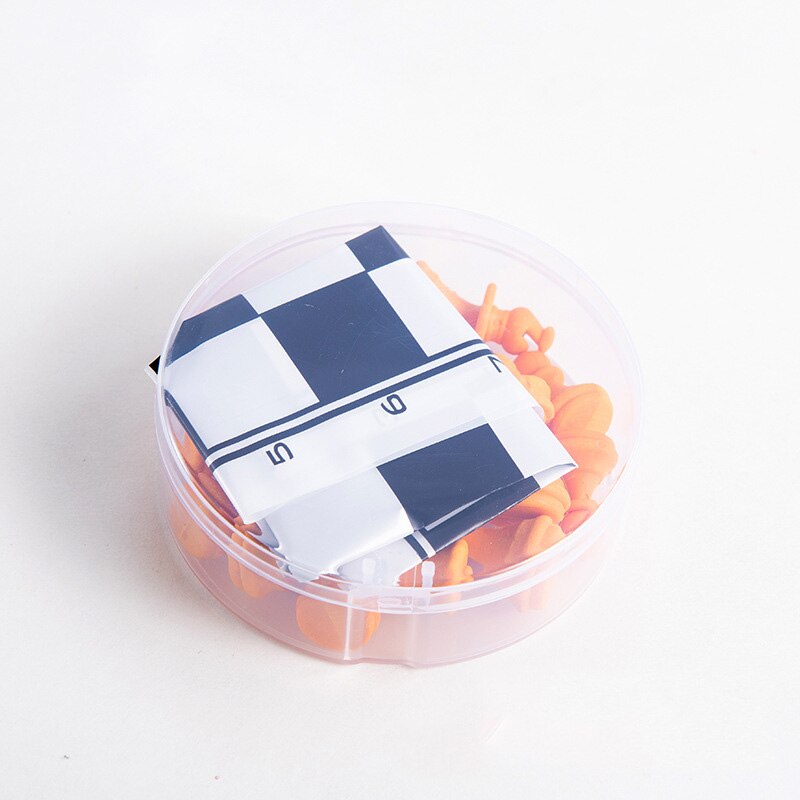 Gomme d'échecs de nouveauté jeu de gomme en caoutchouc en forme d'échecs International drôle comme jouet de jeu d'échecs d'enfants: Orange