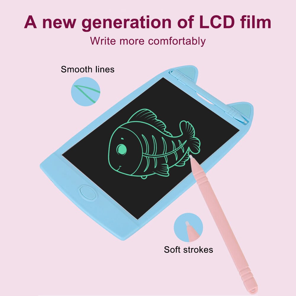 8.5 Inch Smart LCD Writing Tablet Electronic Notepad Drawing Graphics Monochrome Handwriting Pad Board With Colorful Display