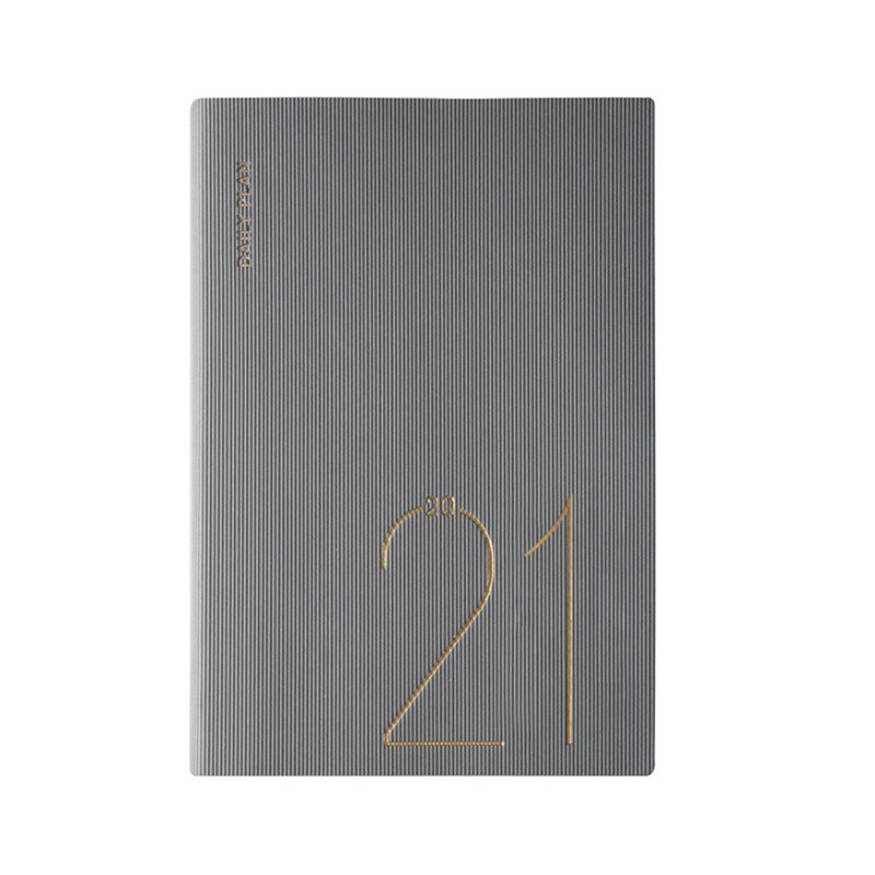 A5 Notebook Agenda Diary School Supplies Stationery Planner Organizer Notepad HandBook Business Notebook and Journals: Gray