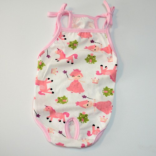 Refreshing Dog Physiological Pants Cute Sanitary Dog Shorts Pet Antibacterial Menstrual Pant Breathable Cozy Dog Pajamas: Girl / M