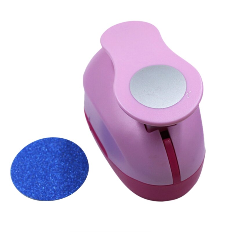 Circle Lever Paper Punch Hard ABS Metal Puncher Scrapbooking DIY Card Paper Cutter Embossing Puncher Tools Hole Punches