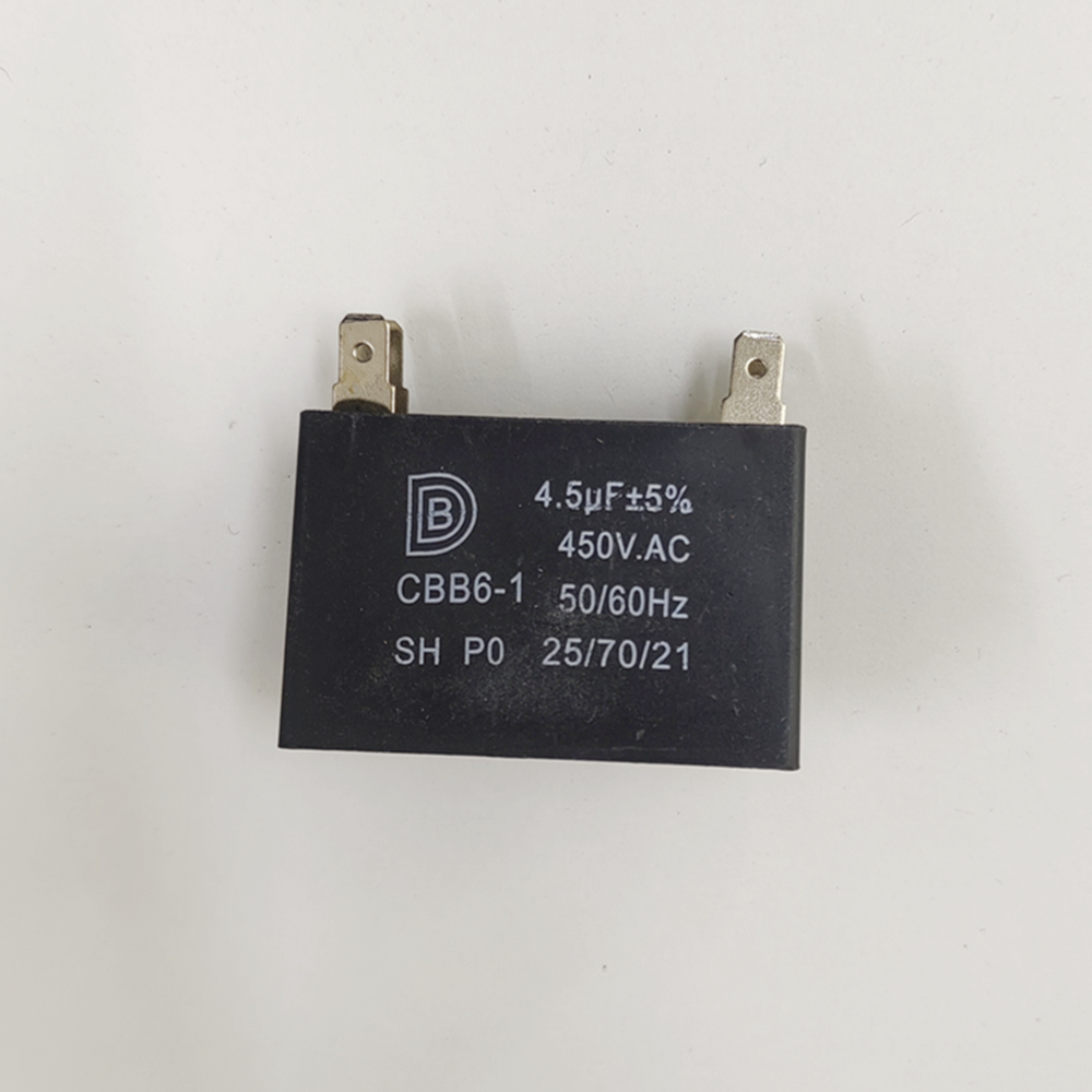 450V Airconditioner Onderdelen Fan Motor Start Condensator 1 Uf 1.2 Uf 1.5 Uf 2 Uf 2.5 Uf 3 uf 3.5 Uf 4.5 Uf 5 Uf Rechthoek Vormige Condensator: 4.5uF