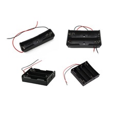 1Pc 4/3/2/1X18650 Duurzaam Plastic Batterij Houder 4 Size Draagbare 18650 Batterij box Case Wire Ondersteunt 3.7V Batterij