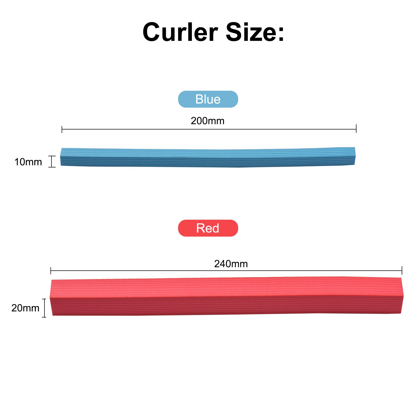 10pcs Sponge Hair Curlers Flexible Curling Rods Hair Twist Hair Curlers Set Twist Foam Hair Rollers No Heat Hair Rods Rollers