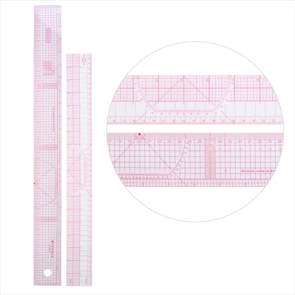 13pcs/set French Curve Sewing Set Sewing Ruler Multi-functional Sewing Tools Cutting Ruler Clothing Sample Metric Yardstick