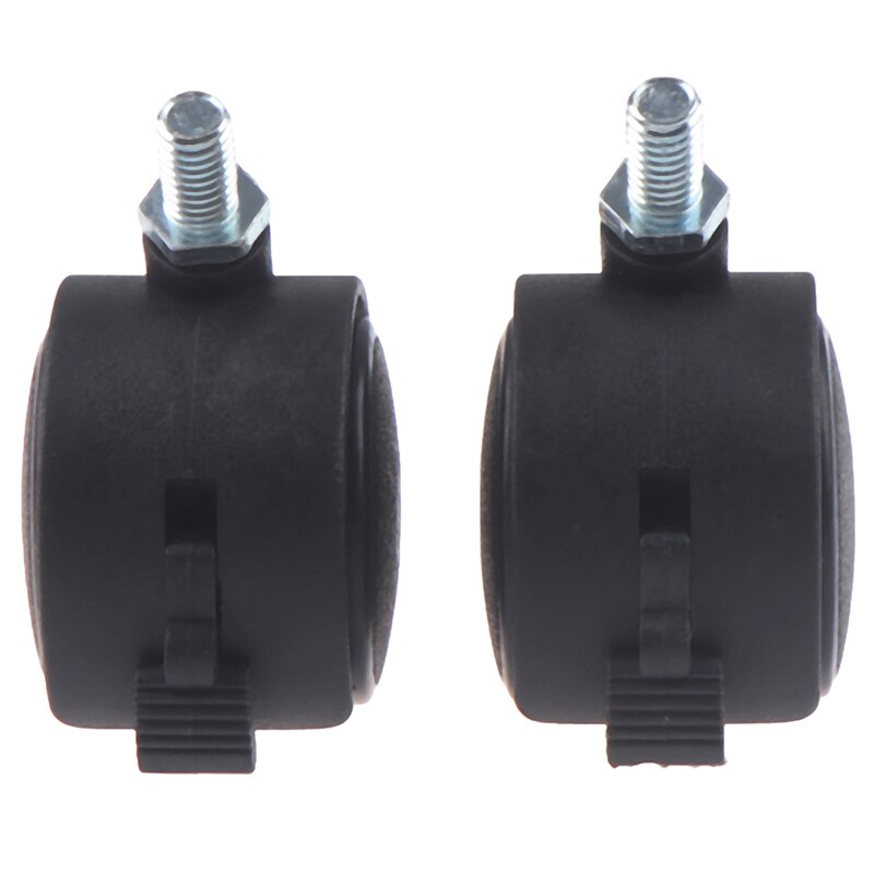 1Pc Stoel Wiel Meubels Caster 1.5 "40Mm M8 Schroef/Plaat Zwenkwielen Vervangen Hardware Trolley stille Rem Bescherming
