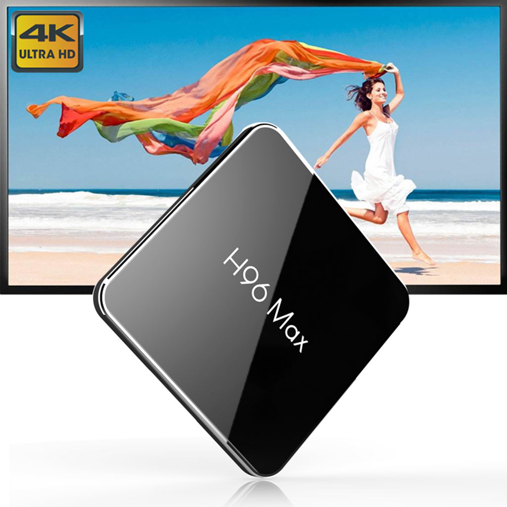 H96 MAX X2 TV Kasten Android 9,0 2GB 16GB S905X2 1080P H.265 4K Google EU