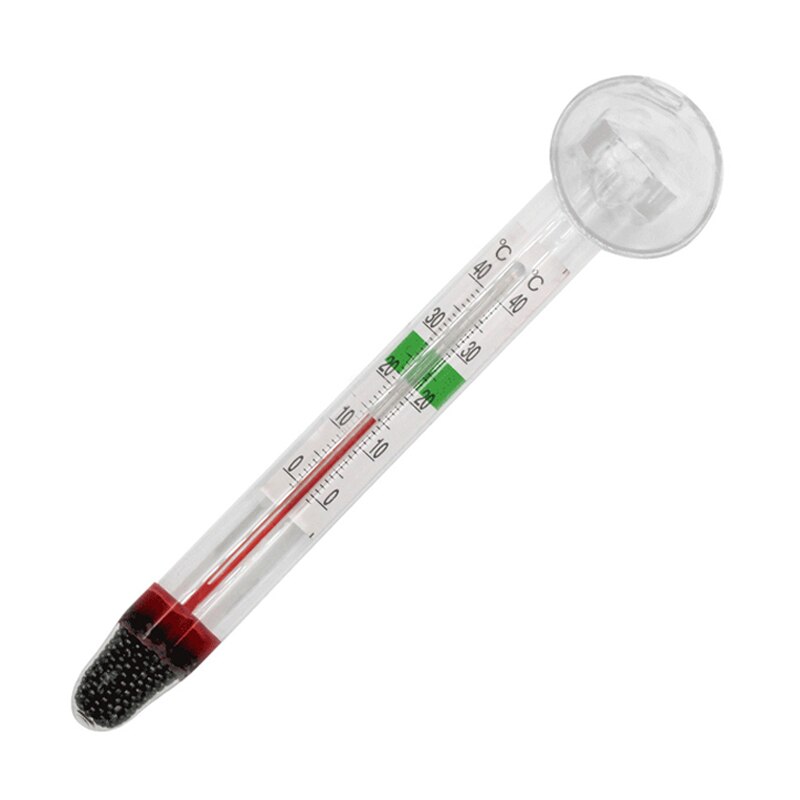 Tauch Thermometer für Glas Aquarium, Zubehör für Wasser Temperatur Messung, Wasserdicht Saugnapf