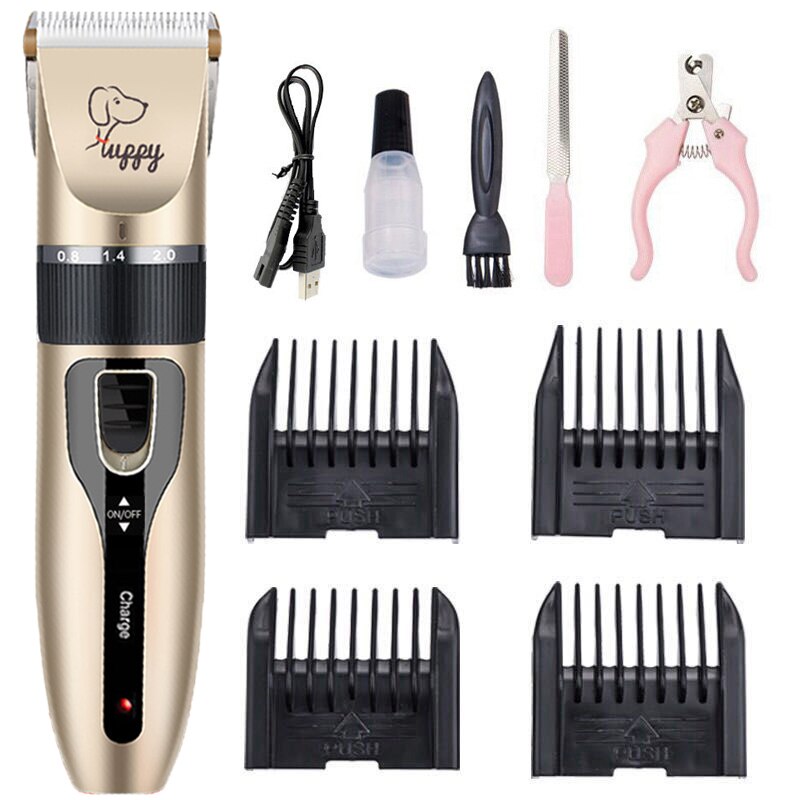 2022 Electric Dog Clippers Pet Cats Hair Clipper Animals Grooming Haircut Cutter Shaver Trimmer Set Rechargeable: WG-Z