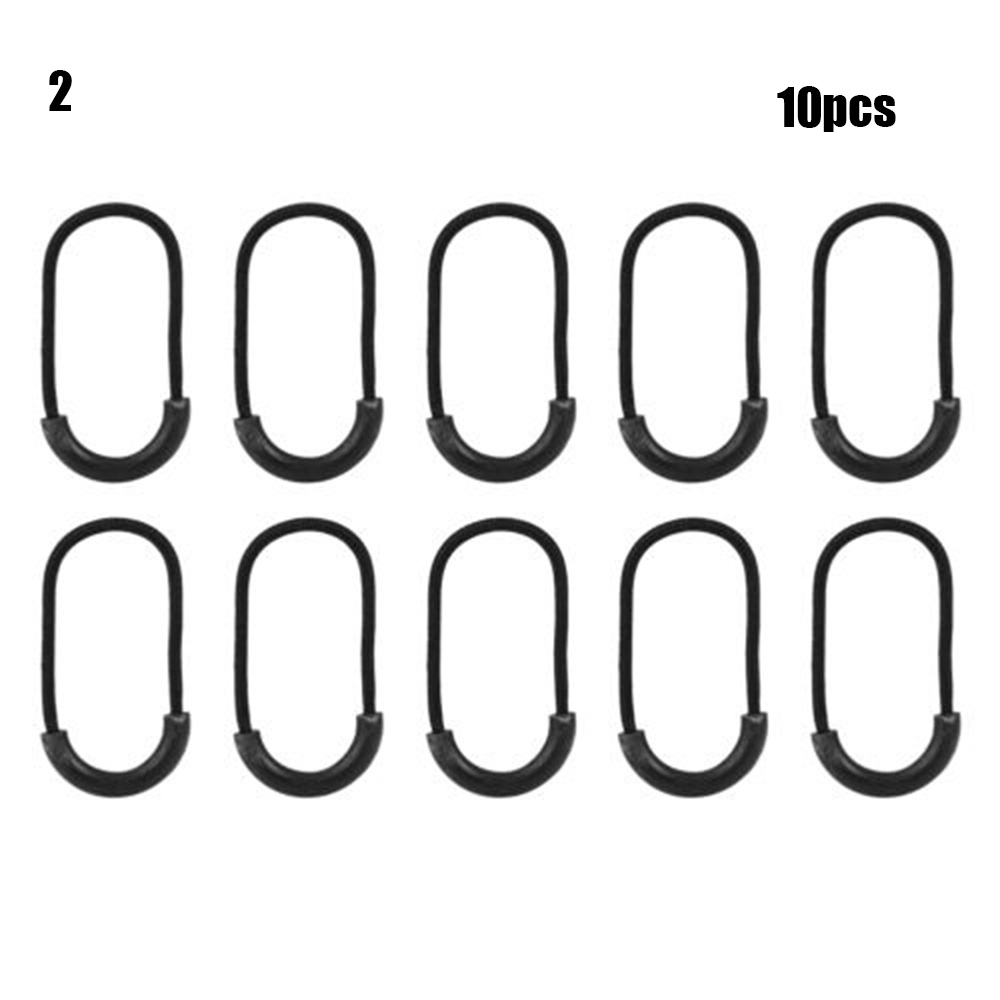 Clothing Bags Clip Buckle Suitcase Tent Backpack Ends Lock Zips Cord Rope Pullers Zip Puller Replacement Zipper Pull: -10pcs style 2