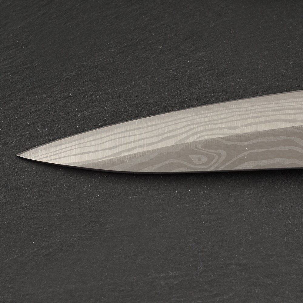 Damask 8 tommers blad sushi sashimi skjærekniv 7 cr 17 mov sylskarpt blad kokkekniver japansk restaurant beste kniv treskaft