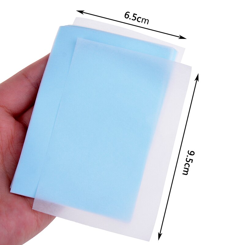 Pañuelo de papel absorbente Facial 50 hojas/paquete pañuelo de papel limpiador de maquillaje papel absorbente de aceite papel para la cara absorbente limpiador Facial