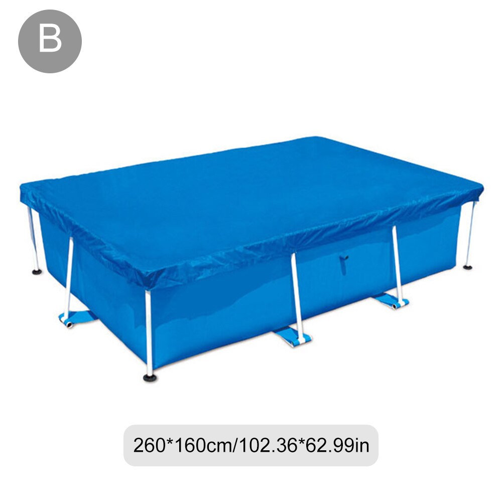 Swimming Pool Cover Swimming Pool Ground Mat high UV-resistant Polyester Rainproof Dust Cover Swimming Pool Accessories: B